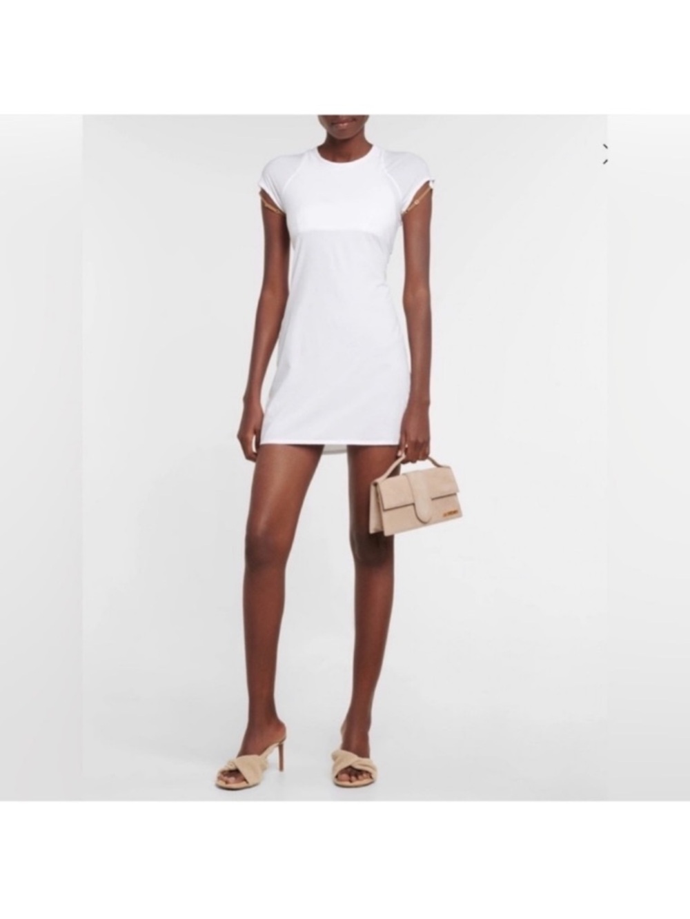 Nike x Jacquemus La Robe white strap detail dress